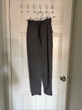 lululemon athletica Dark Gray High-Waist Jogger with Drawstring